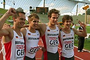 die deutsche 4x100 m Herren Staffel (Foto: Martin Schmitz)